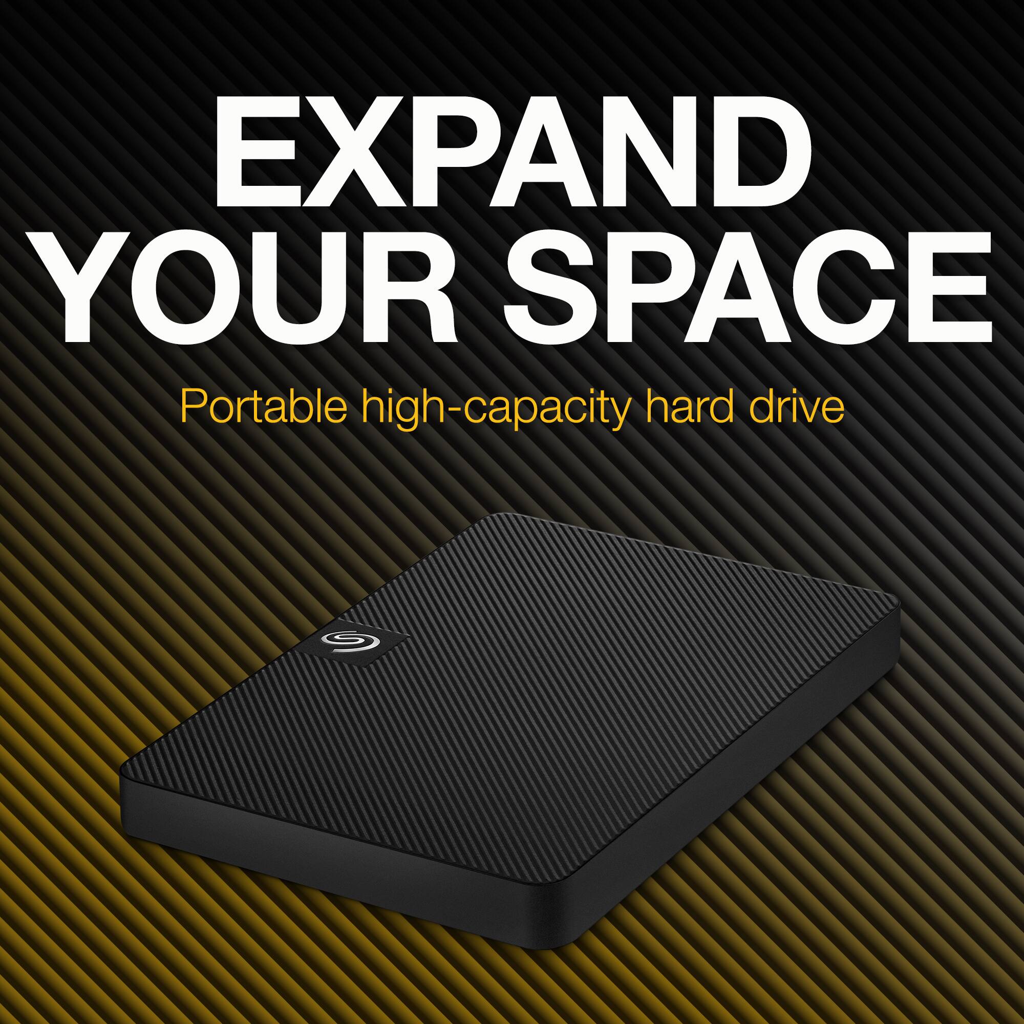EXPAND YOUR SPACE  
Portable high-capacity hard drive