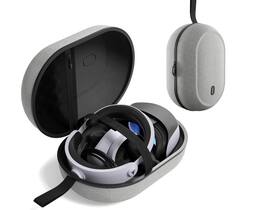 Syntech - Extra Large Hard Carrying Case Compatible with Meta Quest 3S/Oculus Quest 3/2/Pro/Pico4 VR Headset Elite Strap - Gray