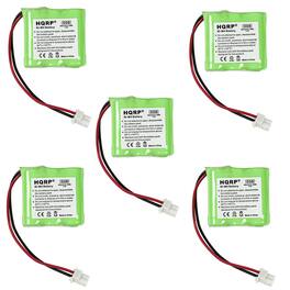 HQRP - 5-Pack 7.2 V 300 mAh Ni-MH Transmitter Battery for Dogtra 1600 Series, 1200 Series, D500