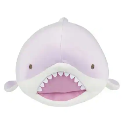 Front. Sumikkogurashi - Jinbesan Samesan 8 Inch Character Plush - Grey.