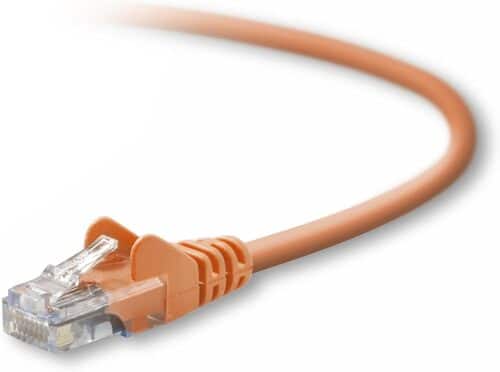 Belkin - A3L791-07-ORG-S 7-feet CAT5e Ethernet Network Patch Cable - RJ-45 Male to RJ-45 Male - Orange