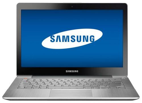 Front Standard. Samsung - ATIV Book 7 13.3" Touch-Screen Laptop - 4GB Memory - 128GB Solid State Drive - Bare Metal.