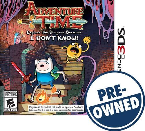 Front. D3Publisher - Adventure Time: Explore the Dungeon Because I DON'T KNOW - PRE-OWNED.