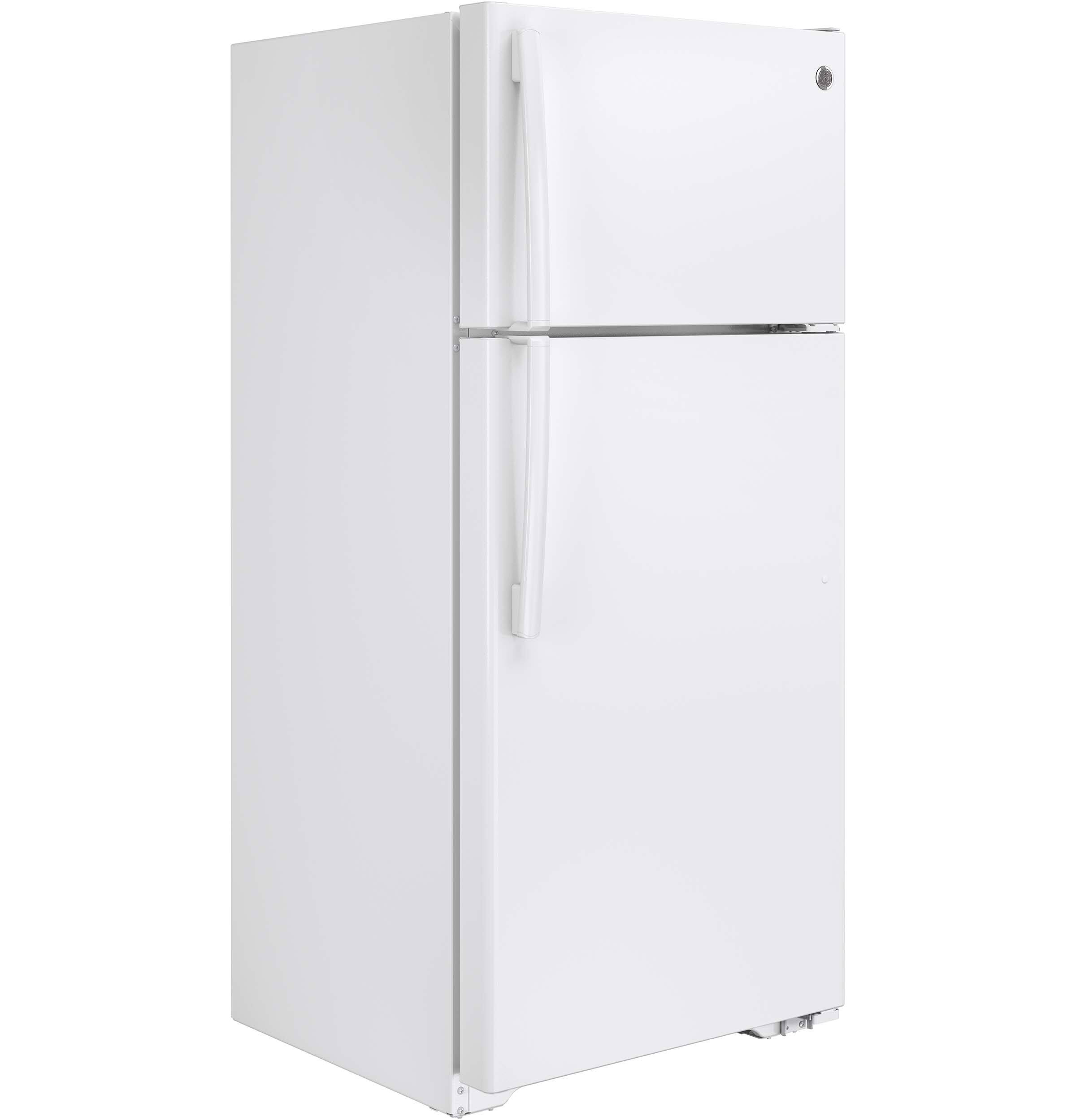 Alt View 12. GE - 15.6 Cu. Ft. Frost-Free Top-Freezer Refrigerator.