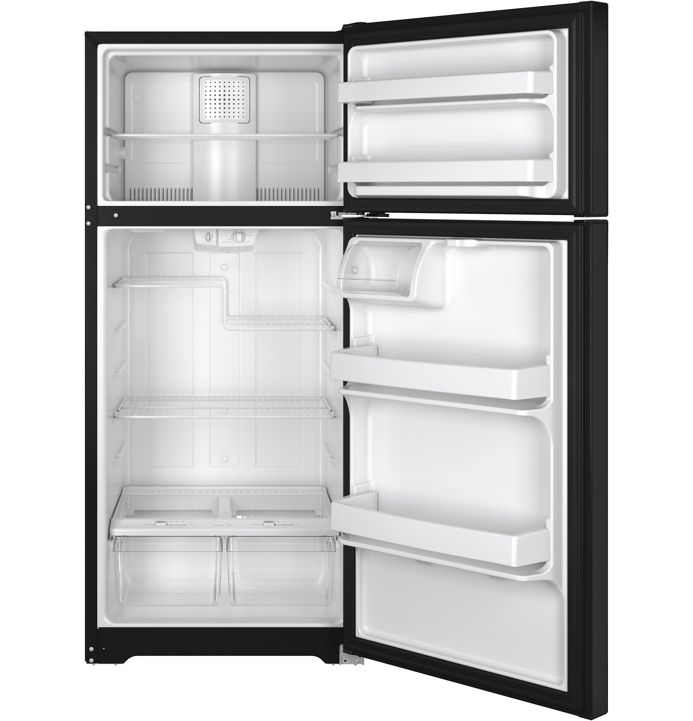Best Buy GE 15.5 Cu. Ft. FrostFree TopFreezer Refrigerator Black