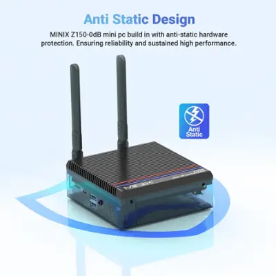 MINIX Z150 0dB Fanless Mini PC with 16GB DDR4/512GB M.2 PCle