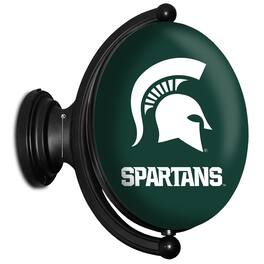 The Fan-Brand - Michigan State Spartans 23'' x 21'' Illuminated Rotating Wall Sign - Multicolor
