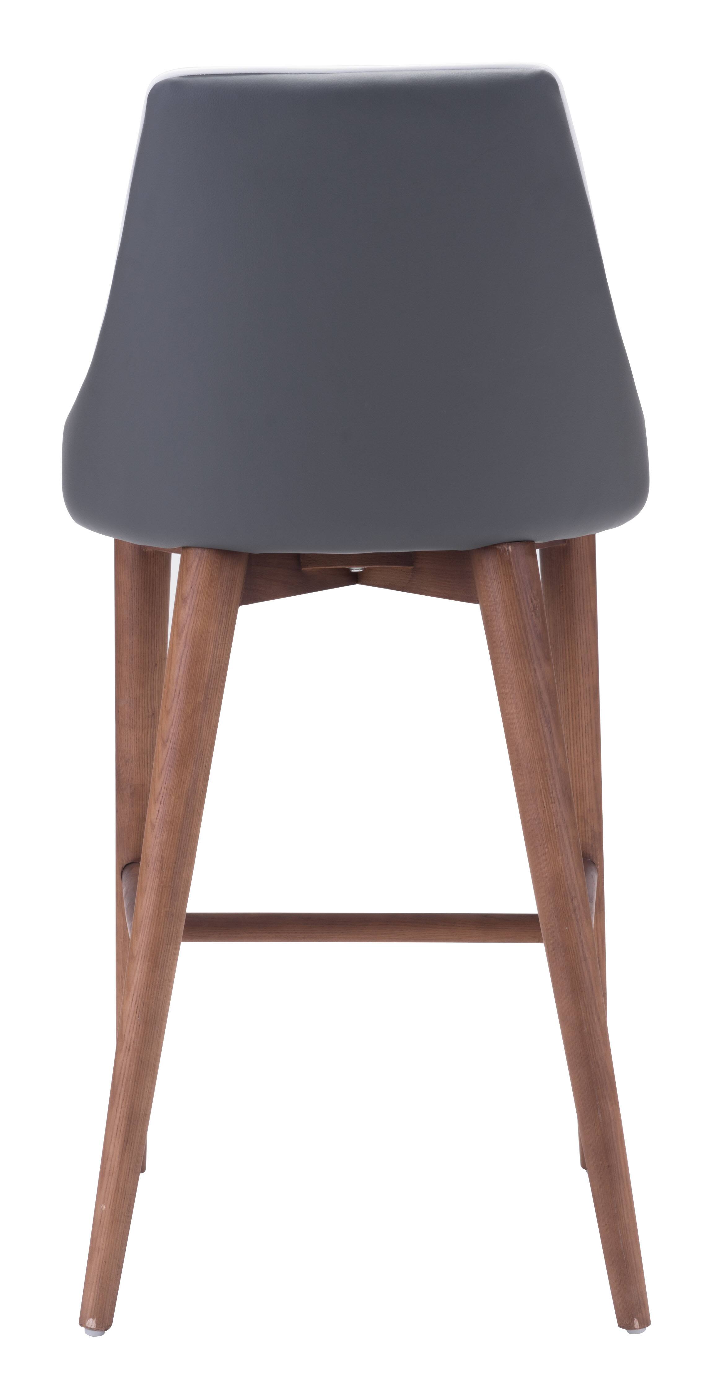 Alt View 2. Hivvago - Moor Counter Stool Dark Gray - Dark Gray.