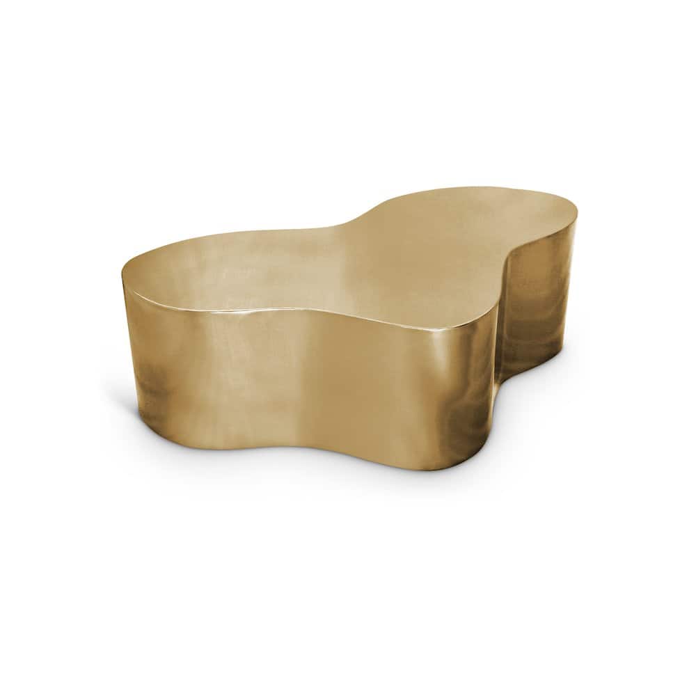 Meridian Furniture - Tevere Coffee Table - Gold