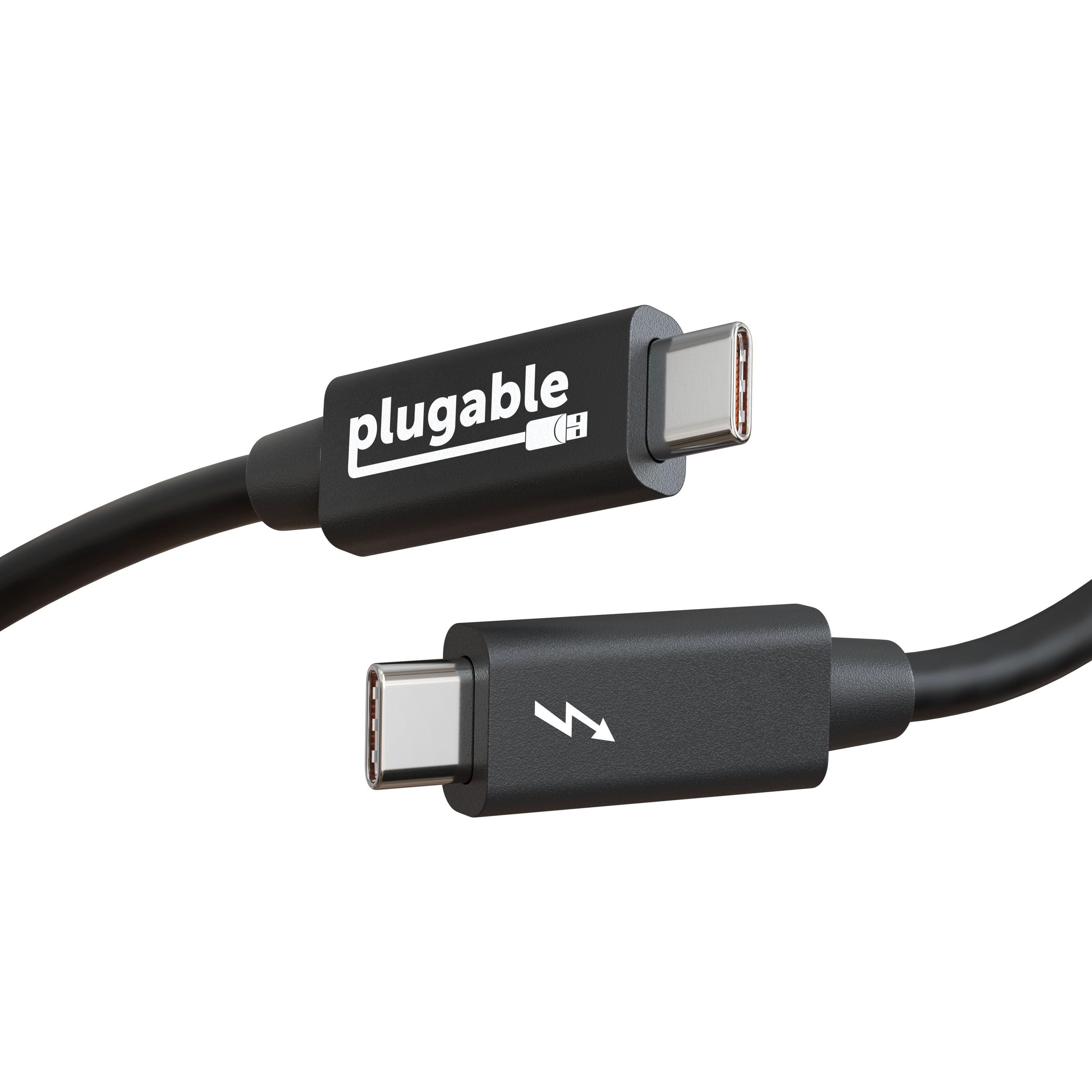 Plugable - Windows Transfer Cable 6.6ft (2m) Bravura Software, TBT 3 / 4 USB4 - Black