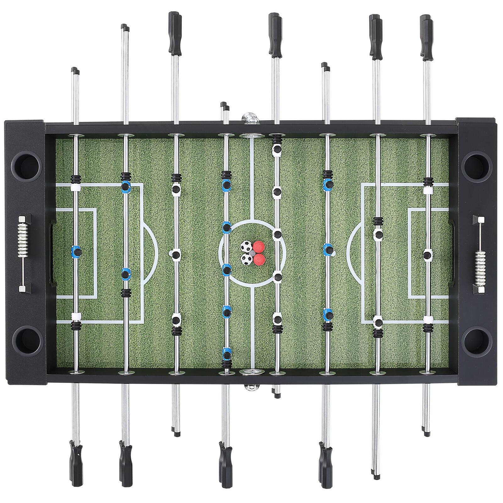 Alt View 5. VEVOR - Foosball Table, 55 inch Standard Size Foosball Table, Indoor Full Size Foosball Table for Home, Family, and Game Room - Black.