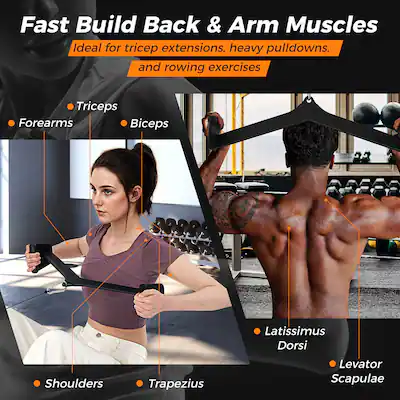 SELEWARE Kabel Machine Bijlagen Set LAT Pulldown Bar Triceps Touw SELEWARE Kabel Machine Bijlagen Set LAT Pulldown Bar Triceps Touw