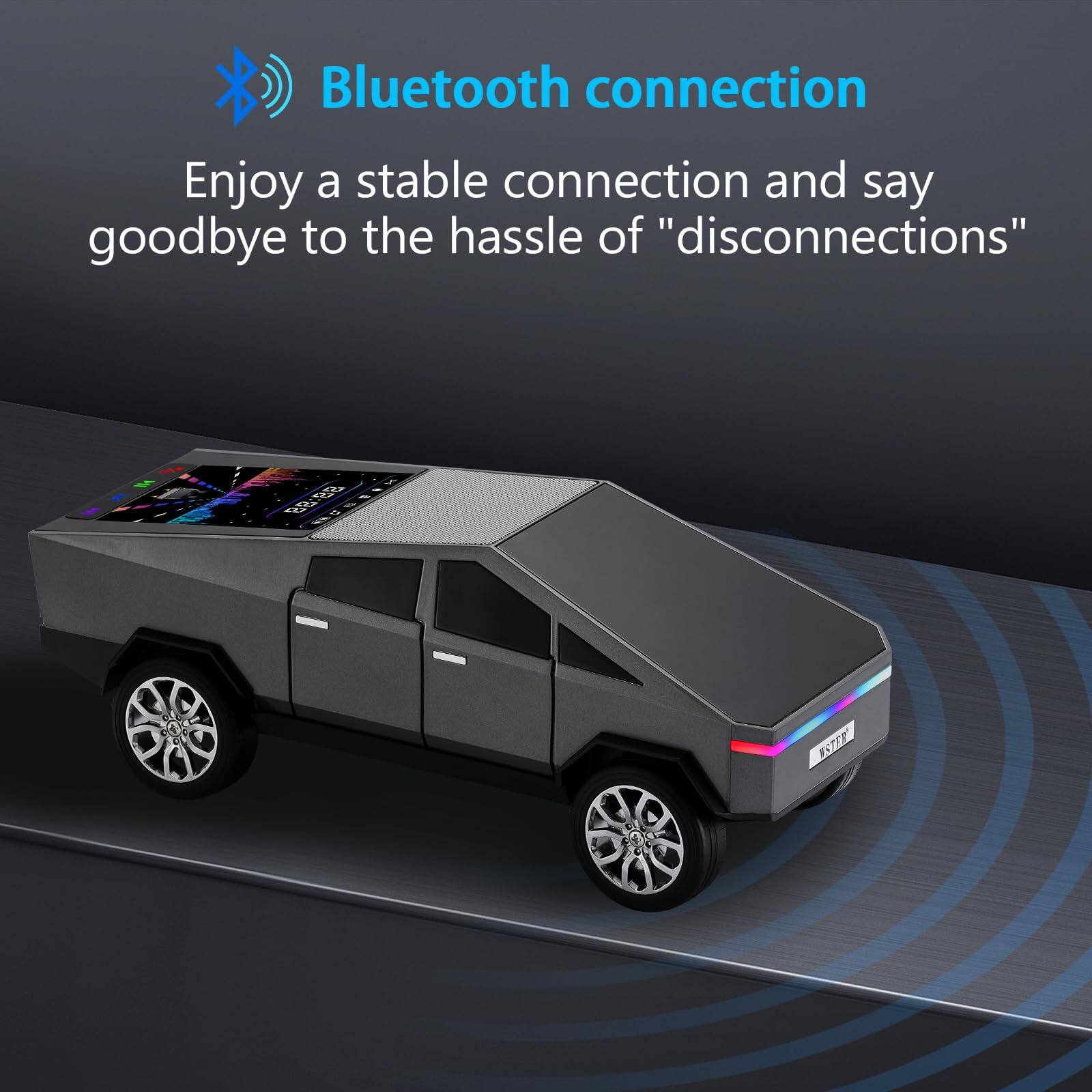 Bluetooth connection  
Enjoy a stable connection and say goodbye to the hassle of "disconnections"