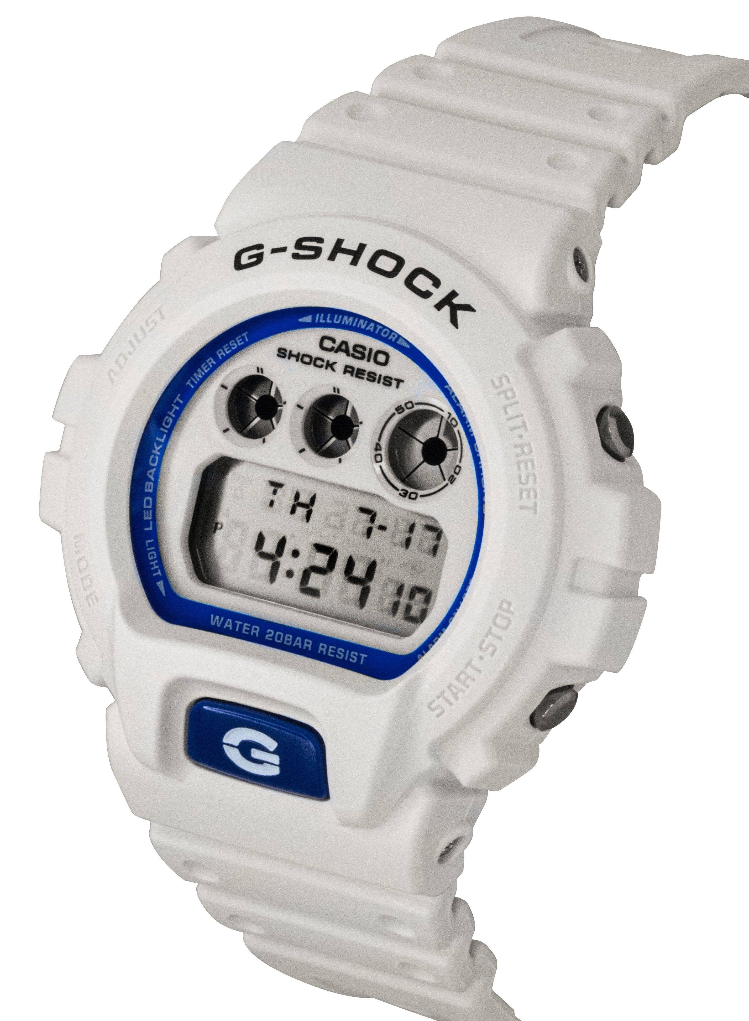 Casio G Shock Digital Resin Strap Quartz DW 6900HDS 7A1 200M Men's