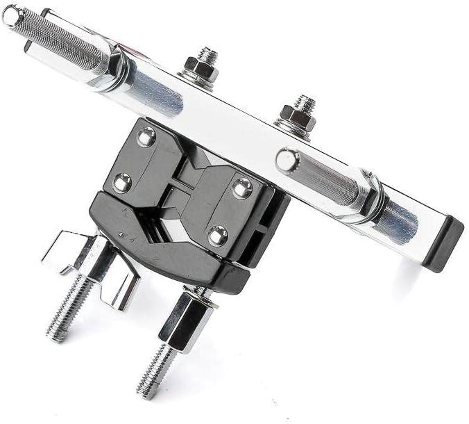 Alt View 1. Gibraltar Hardware - 2 Post Accessory Mount Clamp, 8" Percussion Mounting Bar, Includes Four 9.5mm Knurled Posts, Cymbal Stand Downtube Clamp.