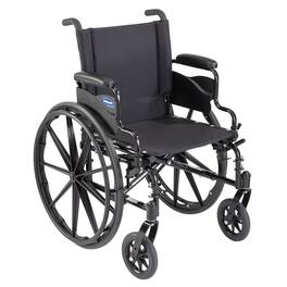 Invacare - 9000 XT High Performance Lightweight Wheelchair with Desk Arms (20" Seat) Satin - Black