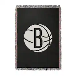 Chad & Jake - Brooklyn Nets Woven Blanket - Black