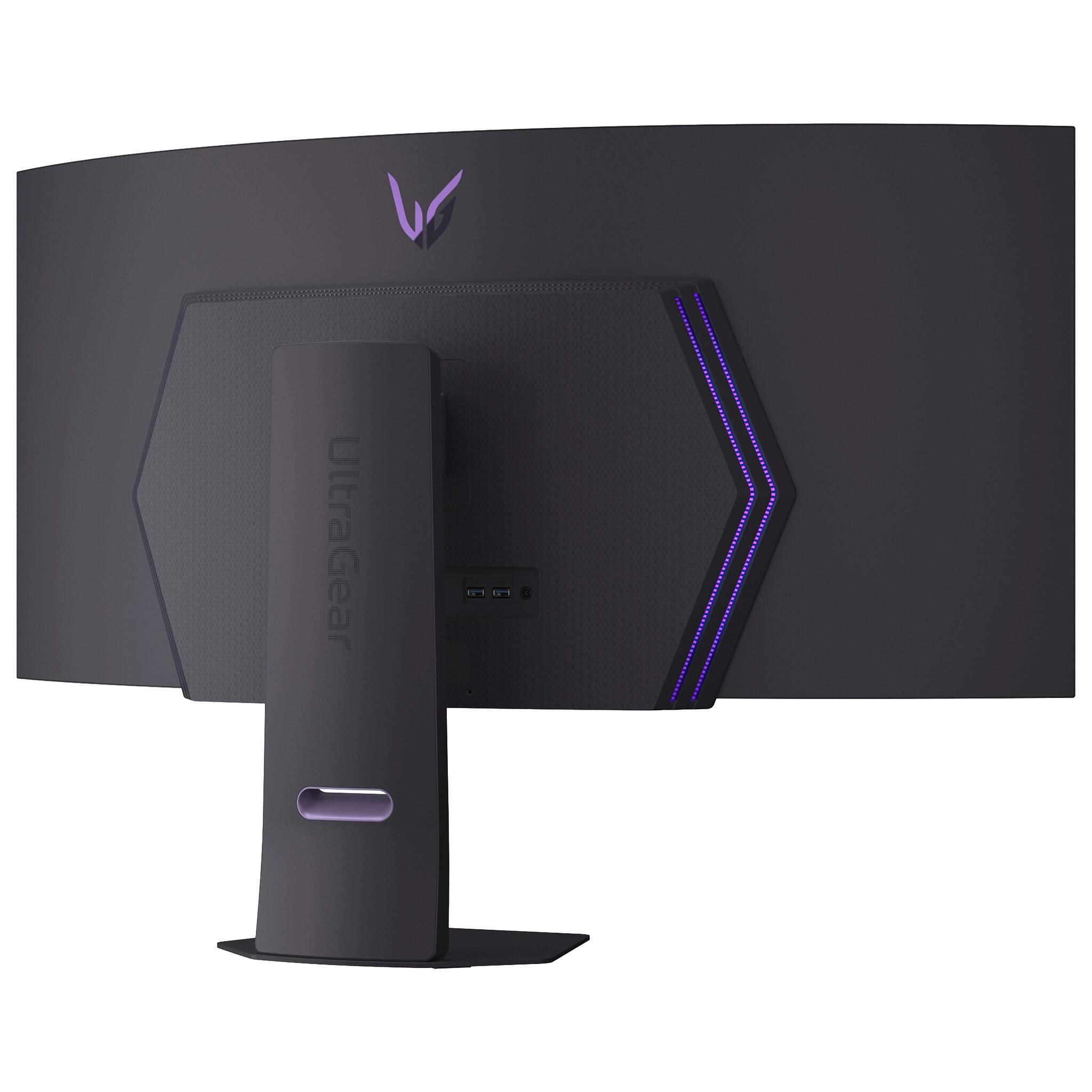 Alt View 6. LG - UltraGear 45" WQHD OLED 240Hz 0.03ms G-SYNC FreeSync Premium Pro Gaming Monitor with DisplayHDR400 TRUE BLACK - Black.