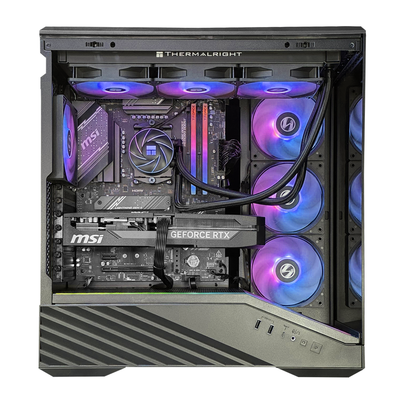 【Rick】 Futra / MS-800Q AlderCTM Andromeda Insights Ultra Intel 50 Vector Gaming PC NVIDIA
