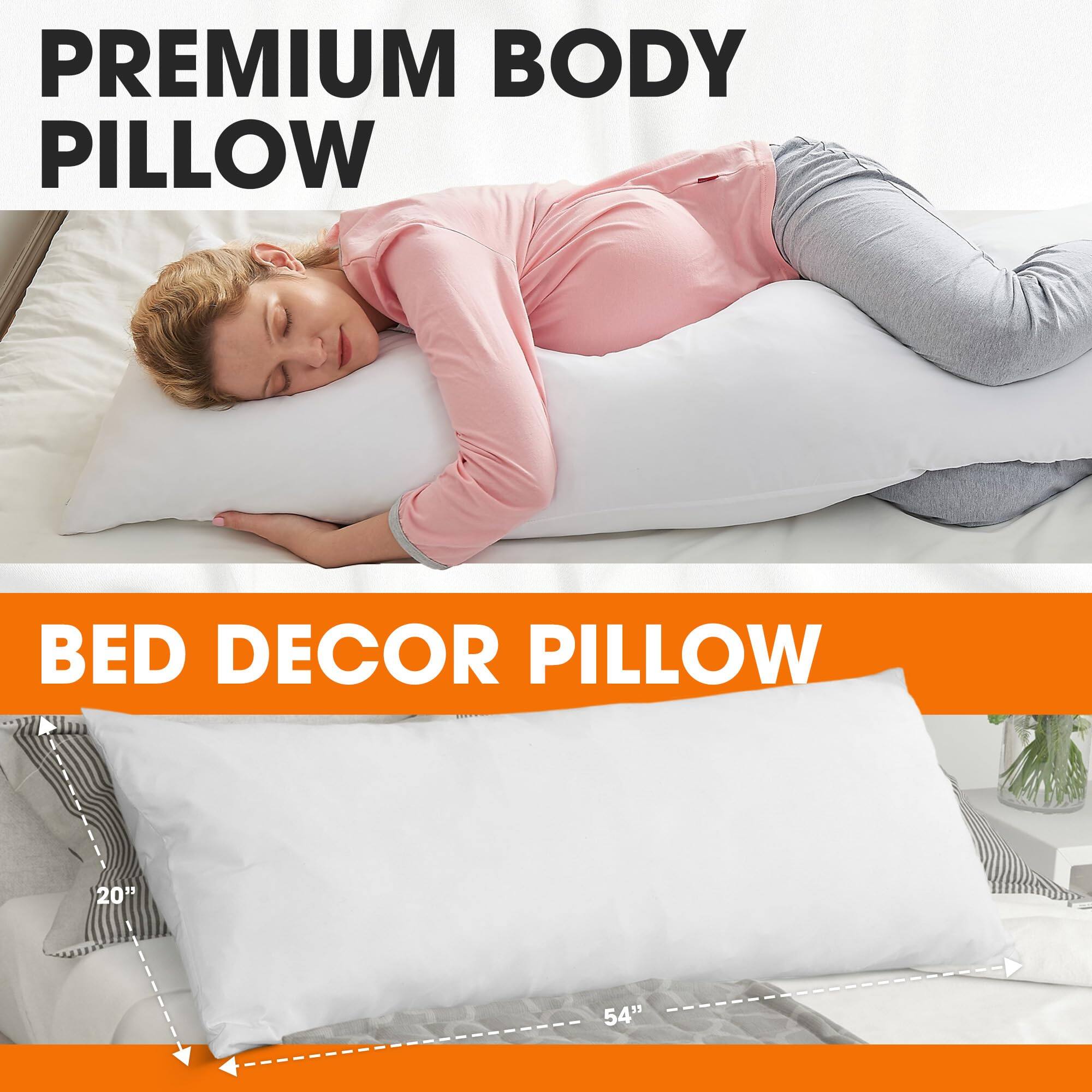 PREMIUM BODY PILLOW  
BED DECOR PILLOW  
20" x 54"