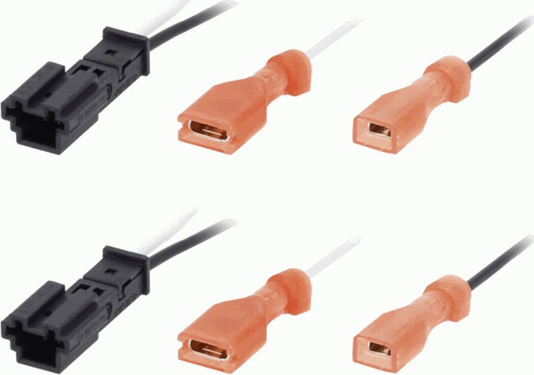 Left. Metra - Speaker Harness for Select 2015-2024 Tesla and BMW Vehicles (2-Pack) - Multi.