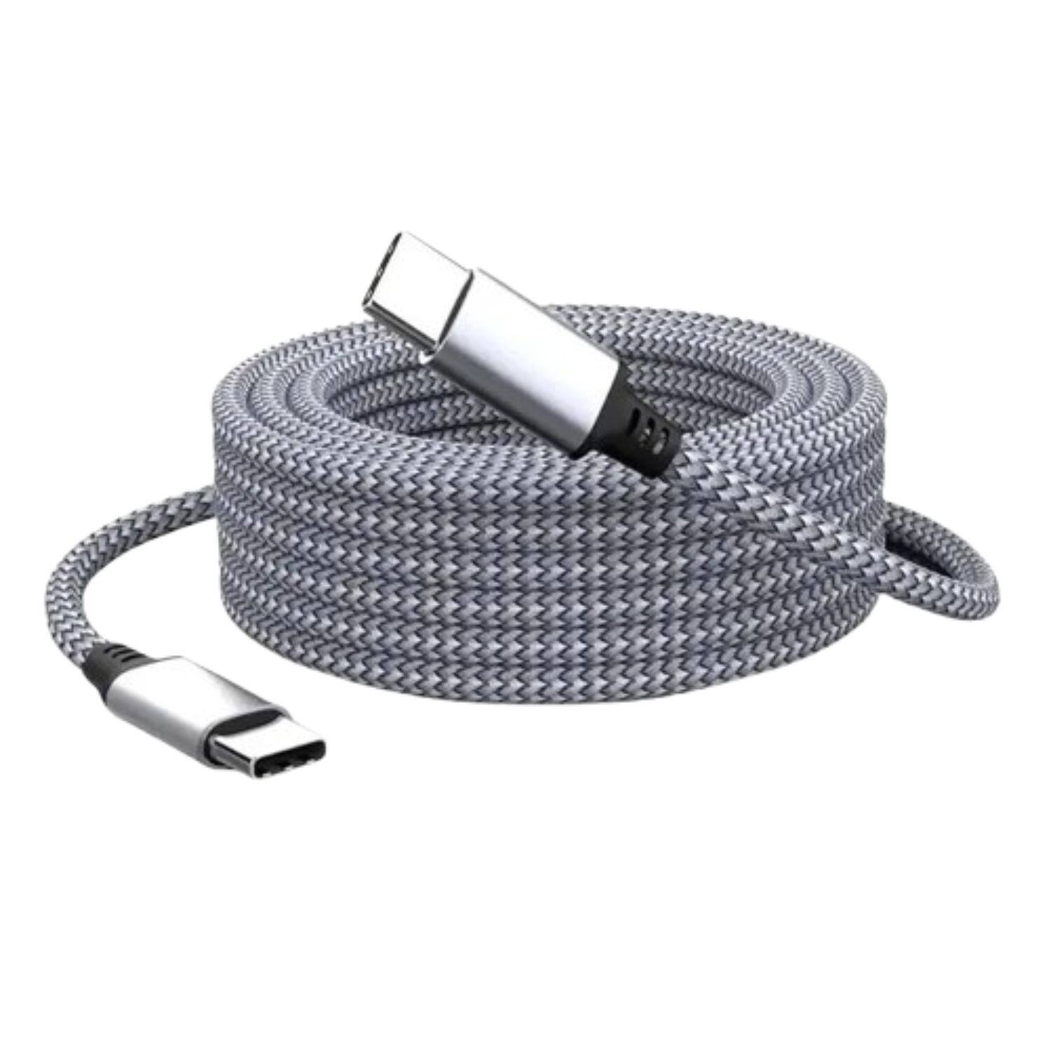 Home Collection - 10FT (3M) 60W USB-C to USB-C Fast Charging Cable – Nylon Braided PD Charger Cord for iPhone 16/15, Samsung, iPad