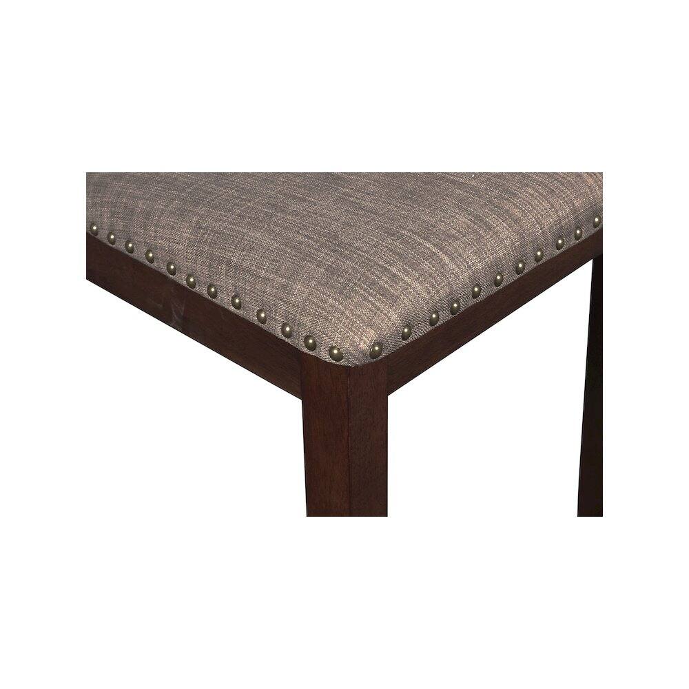 Alt View 4. New Classic Furniture - Furniture Bixby Solid Wood Dining Chairs in Espresso (Set of 2) - Brown.