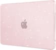 Front. mosiso - Sparkly Glitter Case for MacBook Neo 13 inch A3404 with A18 Pro Chip (2026), Ultra-Thin Crack & Scratch Resistant Cover - Blush.