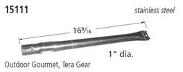 Music City Metals - MCM111511115 BURNER PIPE SS 16.5625 X 1 burners and venturi