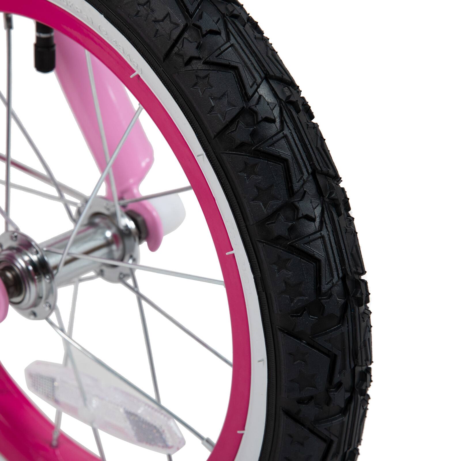 Alt View 5. JOYSTAR - JOYSTAR Cruise 12" Kids Bike for Ages 2-4 Years Old Girls Boys, Child Bicycles with Training Wheels Coaster Brake, Pink - Pink.