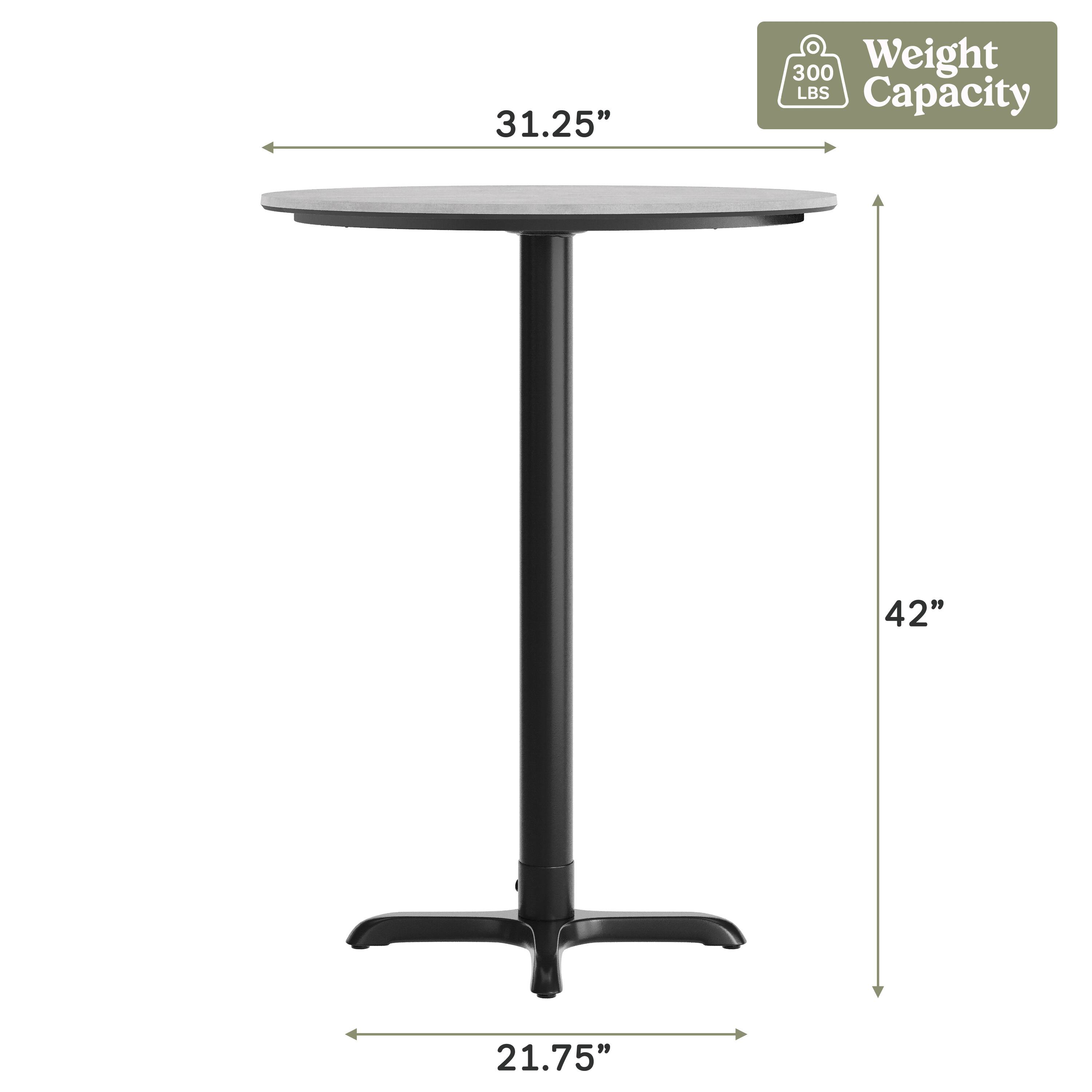 31.25"  
300 Weight LBS Capacity  
42"  
21.75"