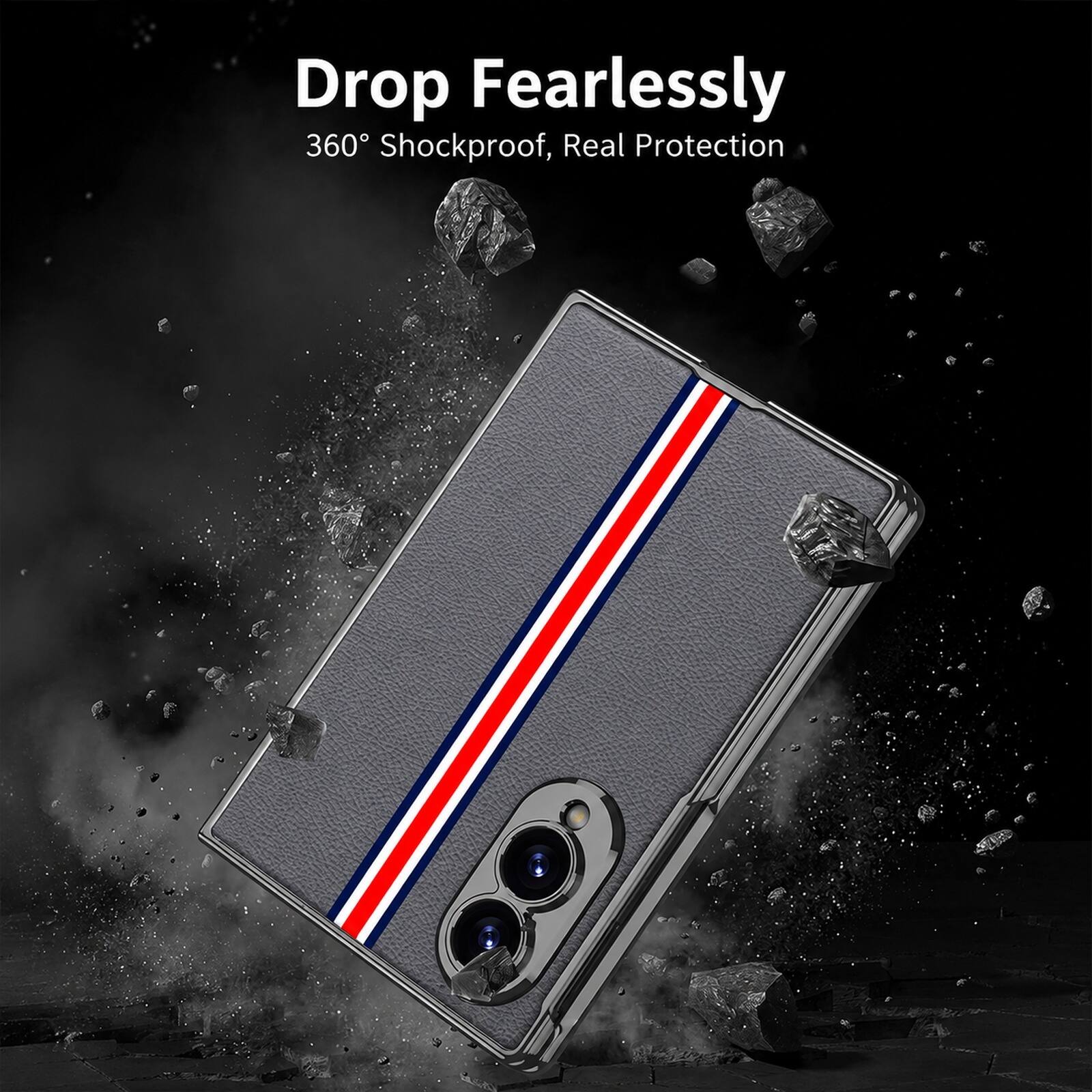 Drop Fearlessly  
360° Shockproof, Real Protection