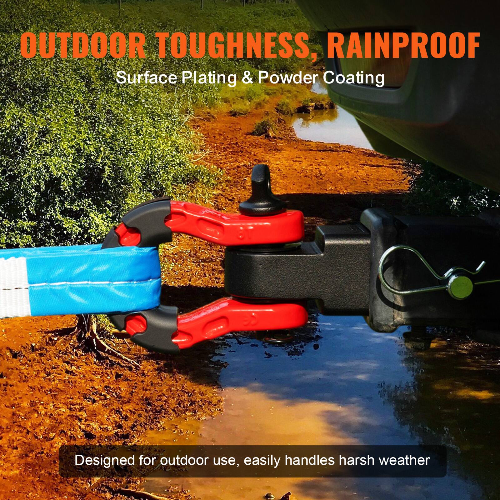 OUTDOOR TOUGHNESS, RAINPROOF  
Surface Plating & Powder Coating  

Designed for outdoor use, easily handles harsh weather