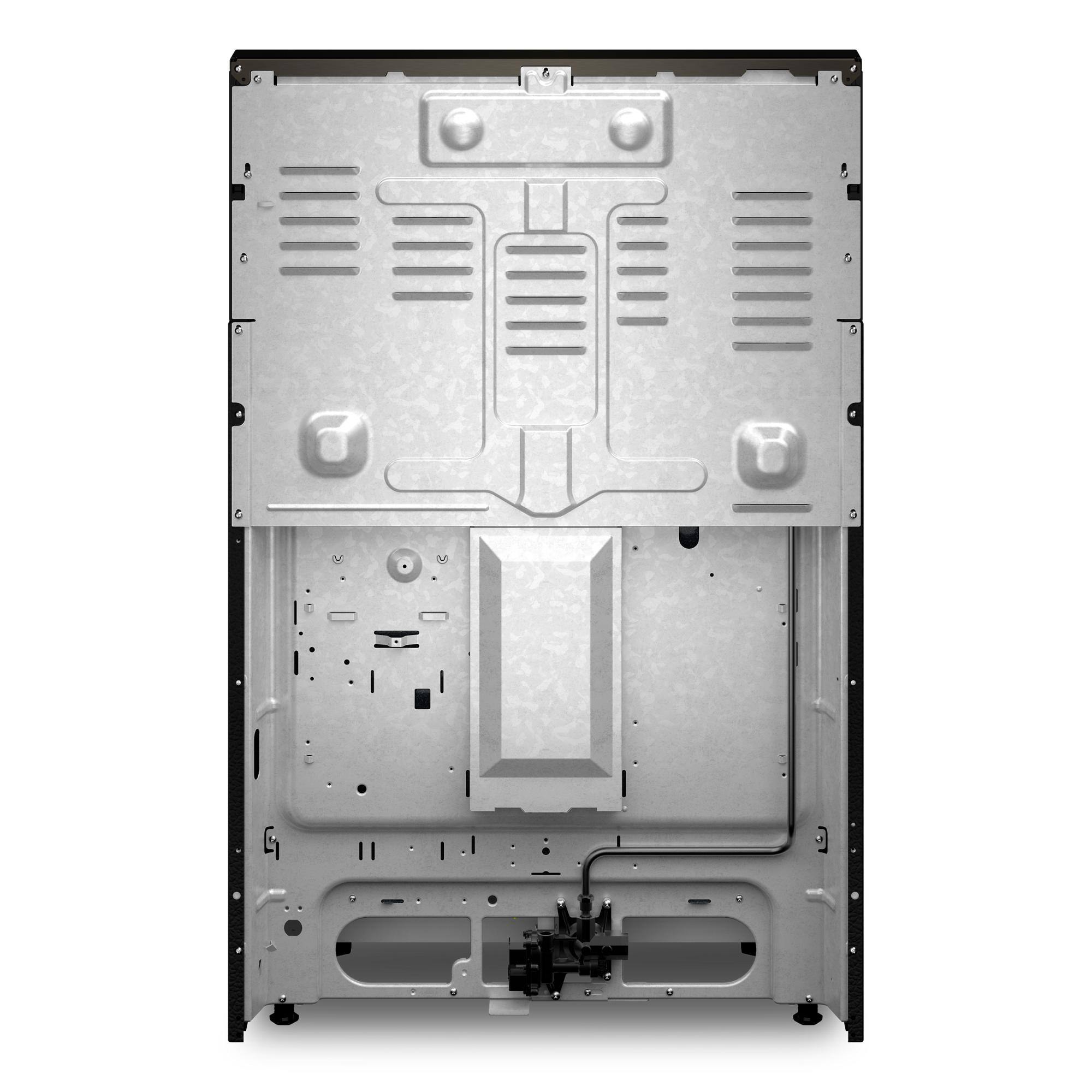 Alt View 12. Whirlpool - 5.0 Cu. Ft. Freestanding Single Gas Range with Air Fry and Air Baking - Black stainless steel.