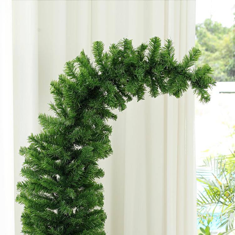 Alt View 7. PULUZ - 6ft Whimsical Pencil Christmas Tree, Bendable Artificial Christmas Tree with 400 Branch Tips and Metal Base - Green.