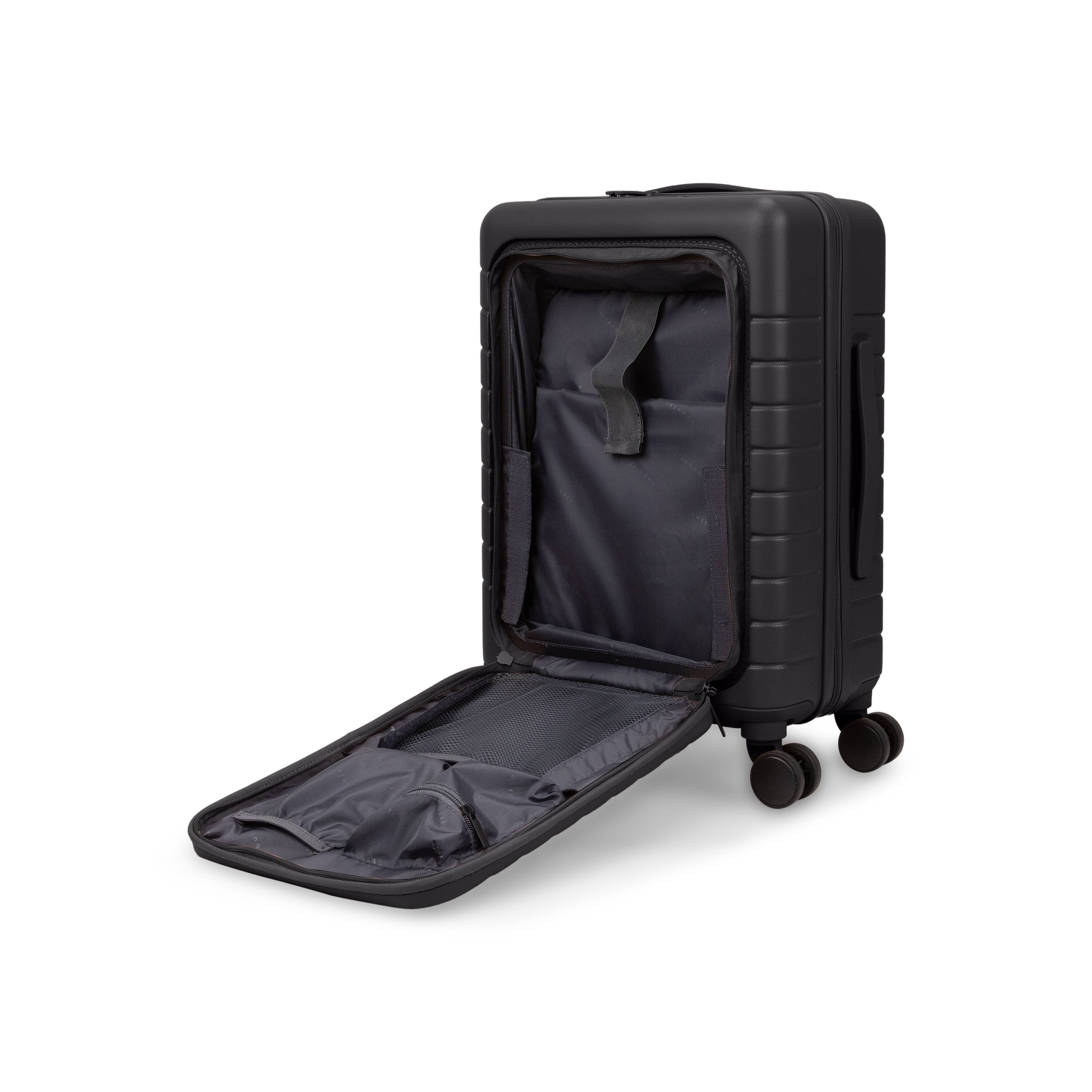 Alt View 1. Bugatti - Bugatti Munich Pro 3 Piece Hardside Luggage Set - BLACK.