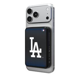 Keyscaper - Los Angeles Dodgers Wireless Magnetic Power Bank - Black