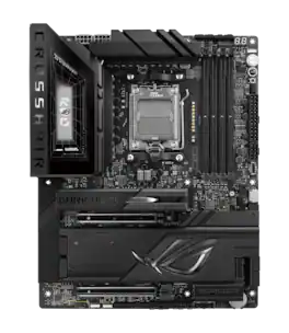 ASUS - ROG CROSSHAIR X870E DARK HERO (Socket AM5) AMD X870E ATX DDR5 Wi-Fi 7 Motherboard - Black
