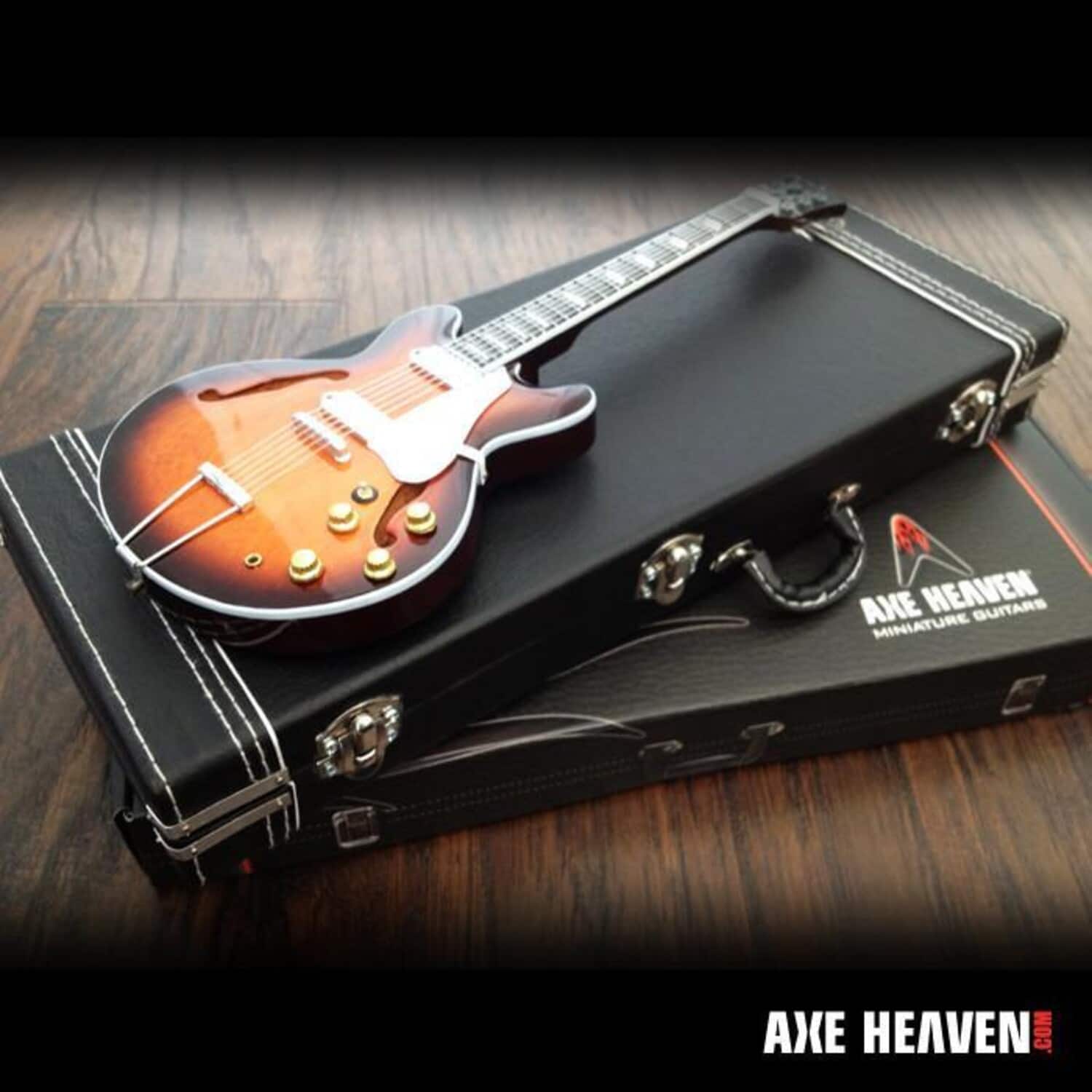 Axe Heaven - Mini Guitar Replica Collectible Black Guitar Case CASE-BL-1 - COLLECTABLES - Multicolor