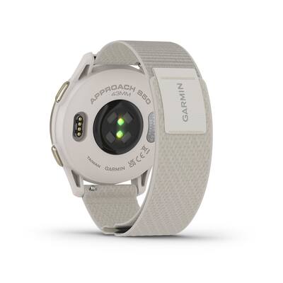 Garmin Approach S50 GPS Smartwatch 43mm Anodized Aluminum Cream Garmin Approach S50 GPS Smartwatch 43mm Anodized Aluminum Cream