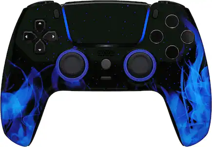 Custom Controllerzz - Custom Wireless Controller for PS5 - Blue Flame