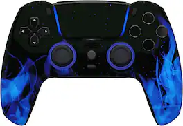 Custom Controllerzz - Custom Wireless Controller for PS5 - Blue Flame