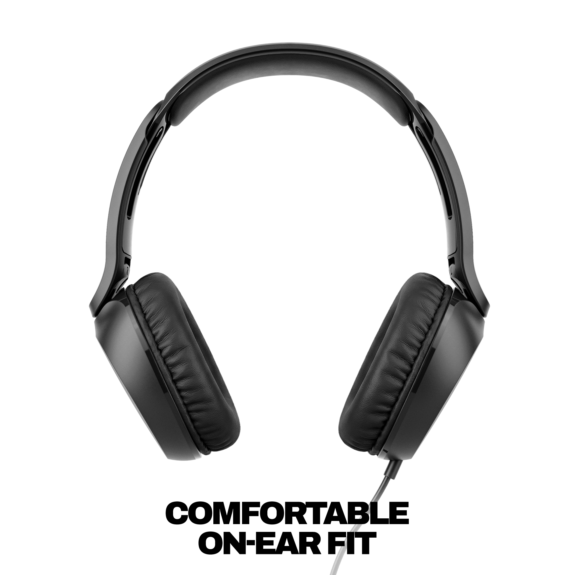 Alt View 1. Skullcandy - Icon 180 Wired On-Ear Headphones - Black.