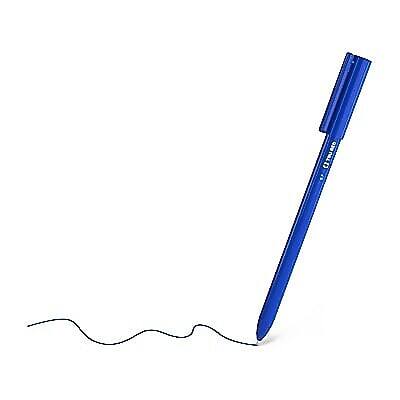 Alt View 2. TRU RED - TRU RED Ballpoint Stick Pens with Grip, Medium Point 1.0mm, Blue Ink, 12 Pack – Comfortable Writing Pens for Office Use - Blue.