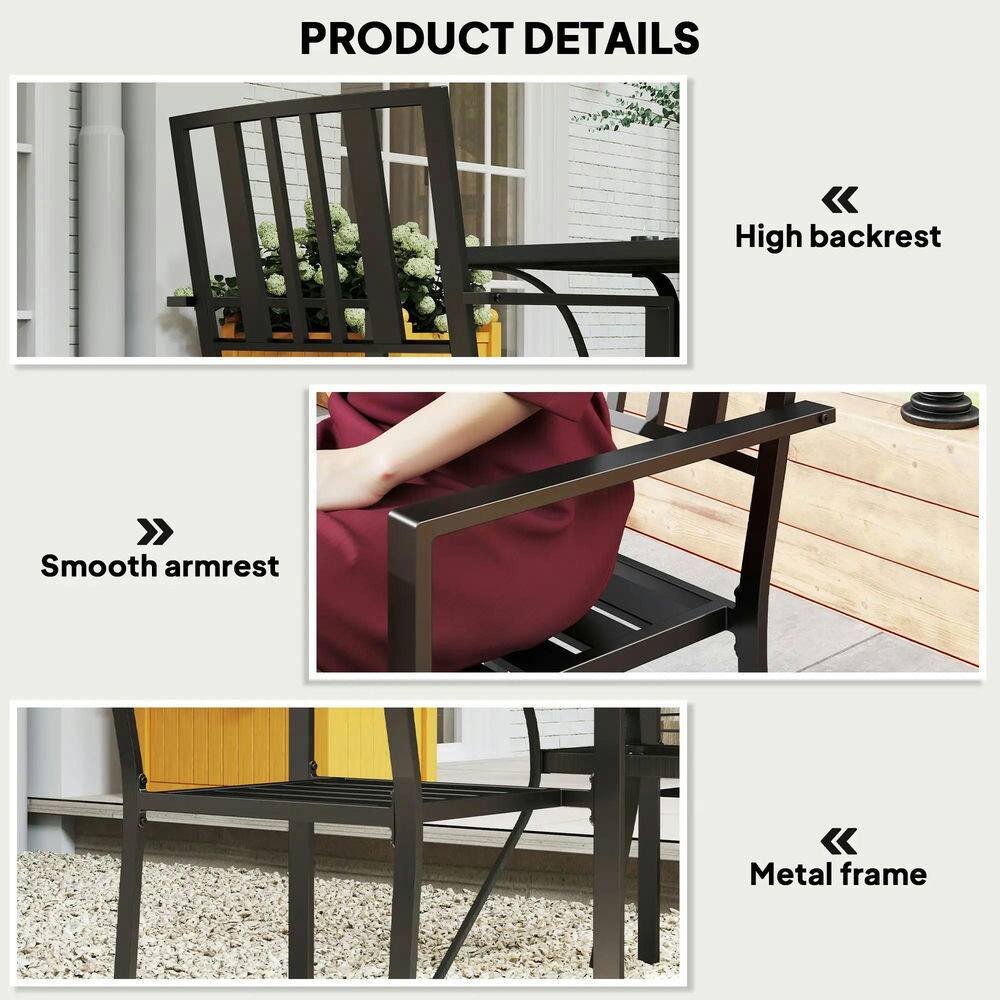 PRODUCT DETAILS

- High backrest
- Smooth armrest
- Metal frame