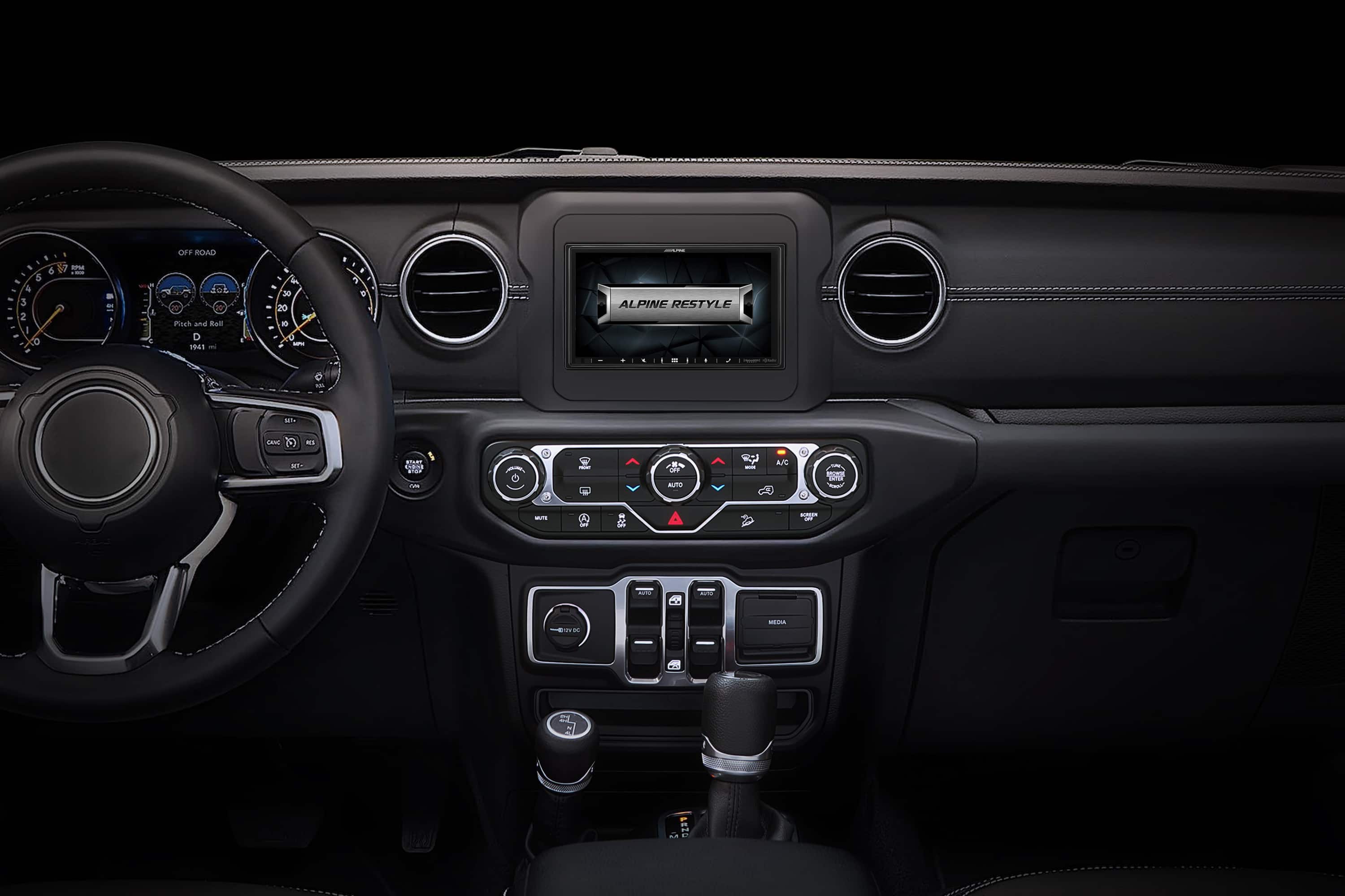 Alt View Zoom 15. Alpine - 7” Android Auto and Apple CarPlay Bluetooth Digital Media Receiver - Black.