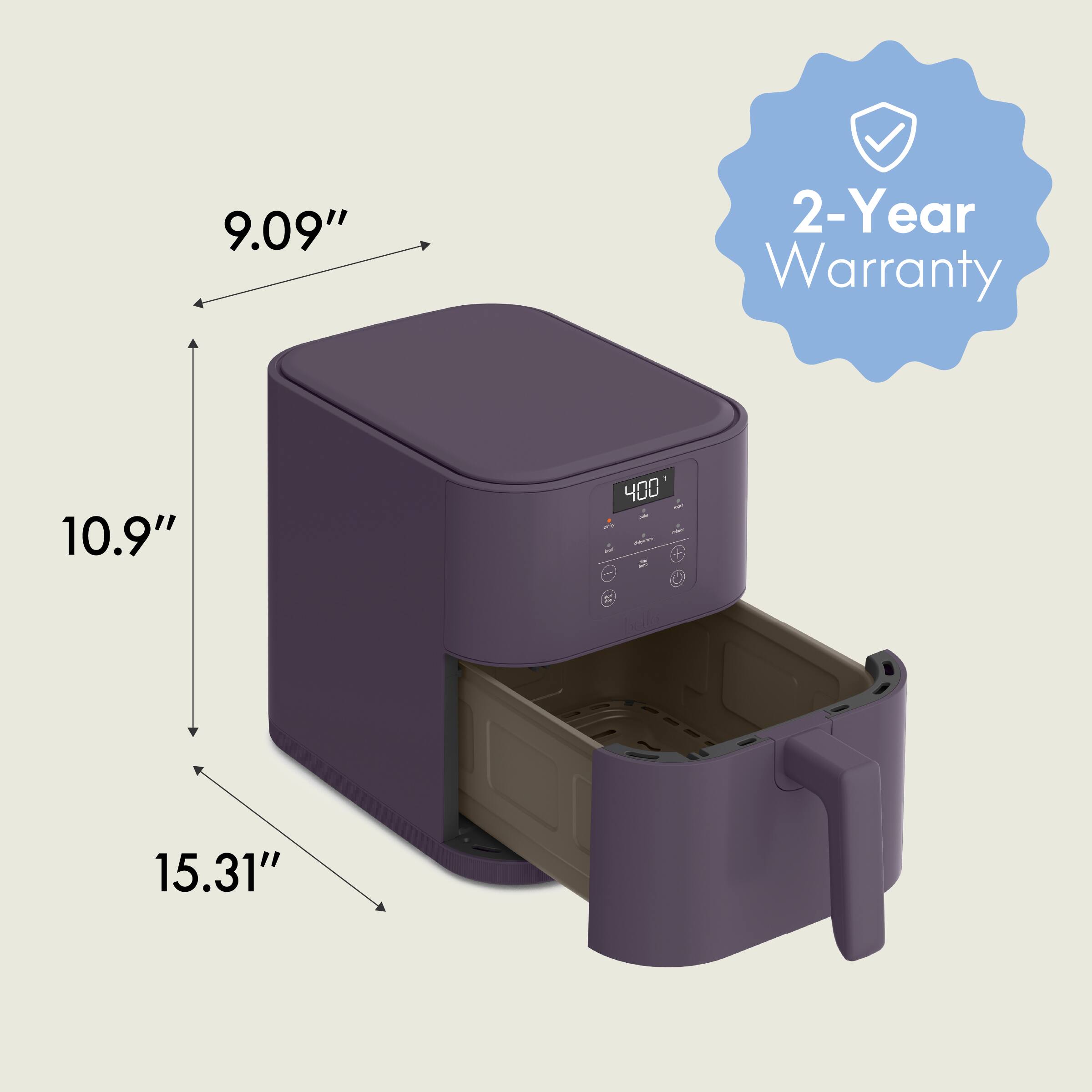 9.09", 10.9", 15.31", 2-Year Warranty