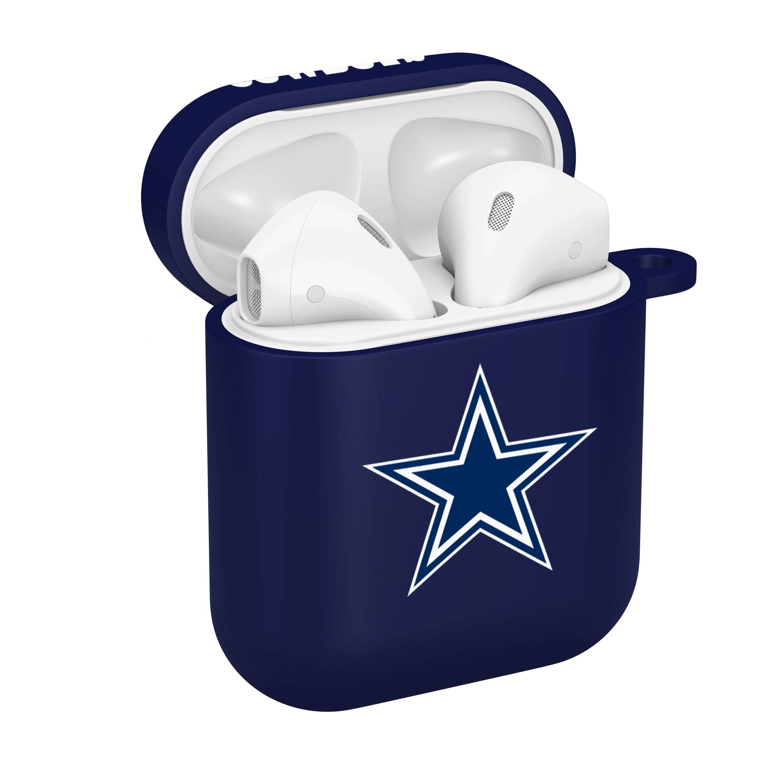 Alt View 1. Artinian - Navy Dallas Cowboys AirPods Case Cover - Navy.