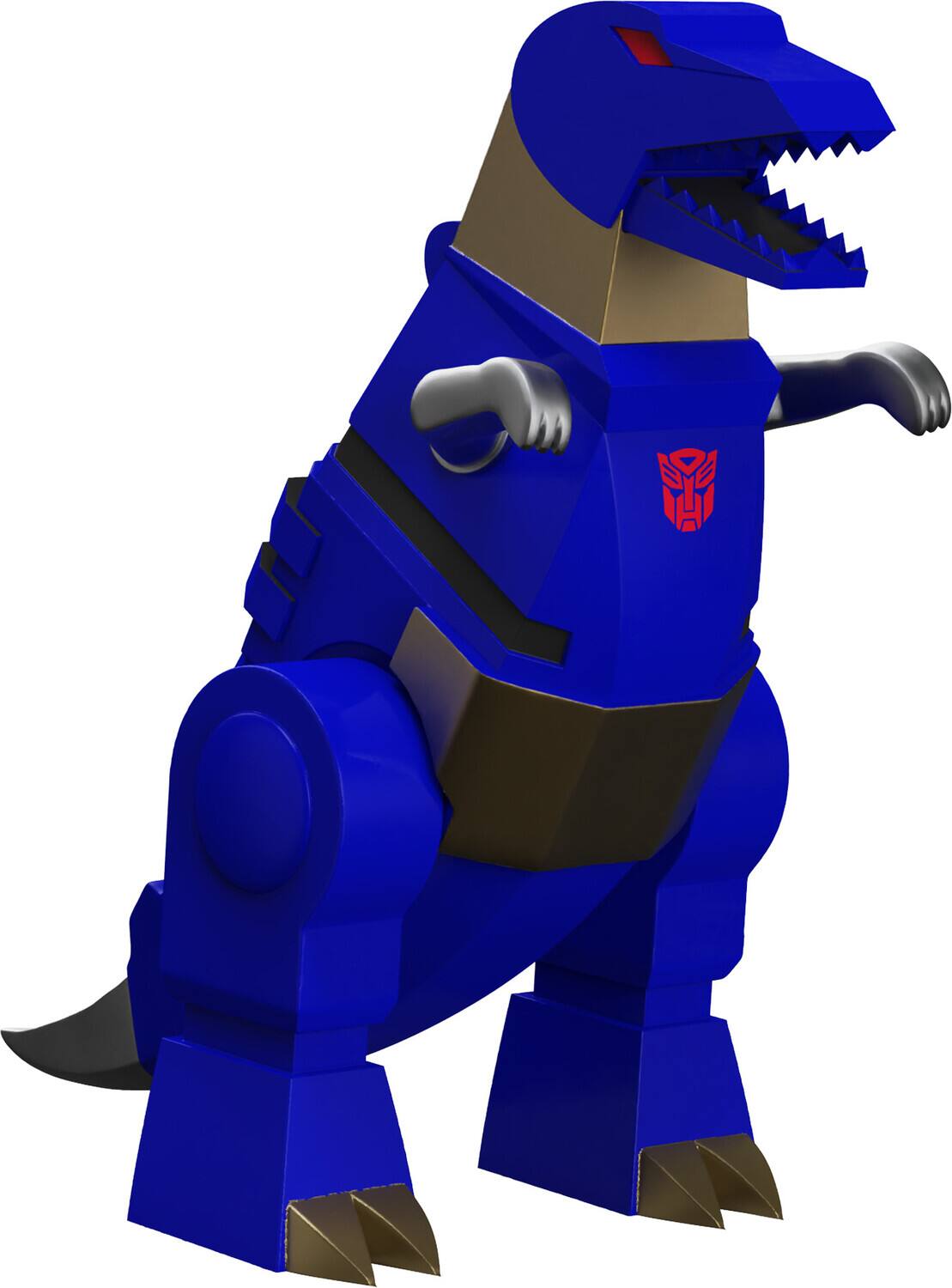 Alt View 3. Super7 - Transformers - ReAction Figure - Grimlock Dino (G2)   - COLLECTIBLES - Multicolor.