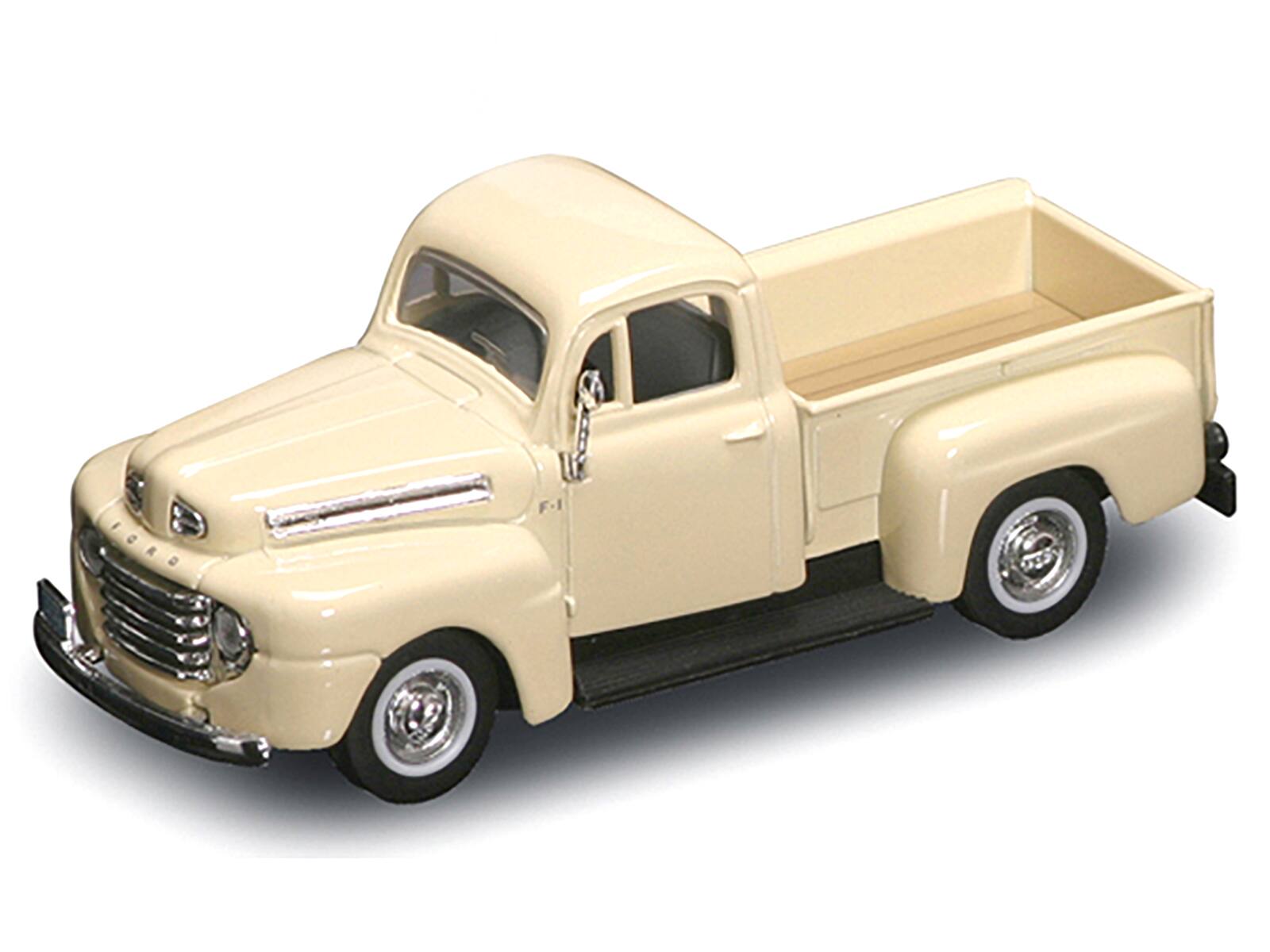 Alt View 1. Road Signature - 1948 Ford F-1 Pickup Truck Cream 1/43 Diecast Model Car by Road Signature.